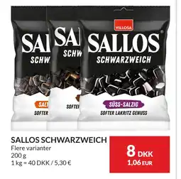 Nielsen's Discount SALLOS SCHWARZWEICH tilbud