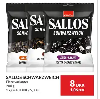 Nielsen's Discount SALLOS SCHWARZWEICH tilbud