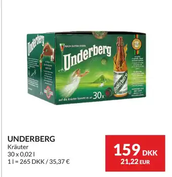 Nielsen's Discount UNDERBERG tilbud