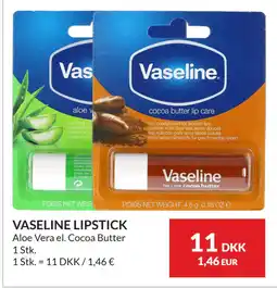 Nielsen's Discount VASELINE LIPSTICK tilbud