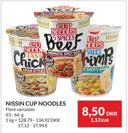 Nielsen's Discount NISSIN CUP NOODLES tilbud