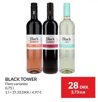 Nielsen's Discount BLACK TOWER tilbud