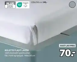 JYSK BOLETTE FLADT LAGEN tilbud