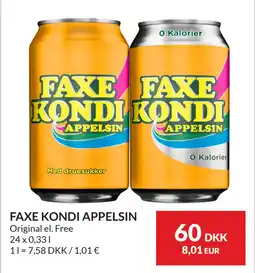 Nielsen's Discount FAXE KONDI APPELSIN tilbud