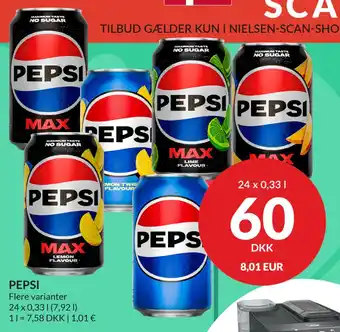 Nielsen's Discount PEPSI tilbud