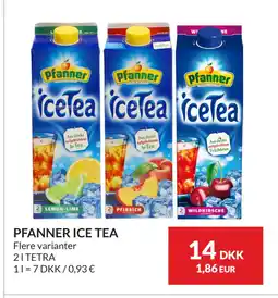 Nielsen's Discount PFANNER ICE TEA tilbud