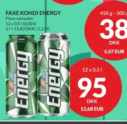 Nielsen's Discount FAXE KONDI ENERGY tilbud