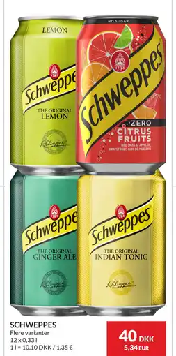 Nielsen's Discount SCHWEPPES tilbud