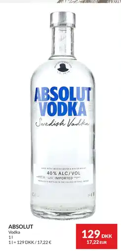 Nielsen's Discount ABSOLUT tilbud