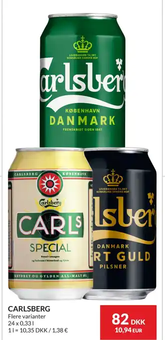 Nielsen's Discount CARLSBERG tilbud