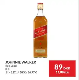 Nielsen's Discount JOHNNIE WALKER tilbud