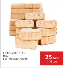 Nielsen's Discount TRÆBRIKETTER tilbud