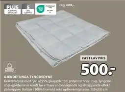 JYSK GJENDETUNGA TYNGDEDYNE tilbud