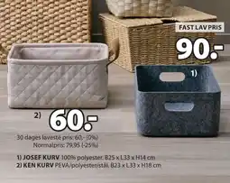 JYSK KEN KURV tilbud