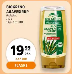 Scandinavian Park BIOGRENO AGAVESIRUP tilbud