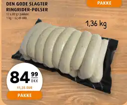 Scandinavian Park DEN GODE SLAGTER RINGRIDER-PØLSER tilbud