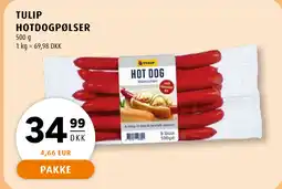 Scandinavian Park TULIP HOTDOGPØLSER tilbud