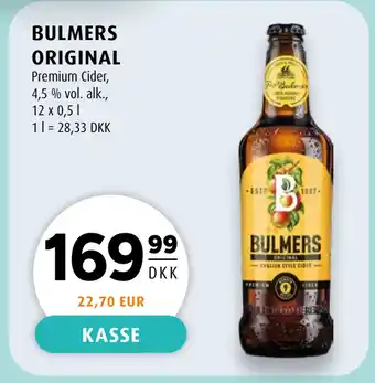 Scandinavian Park BULMERS ORIGINAL tilbud