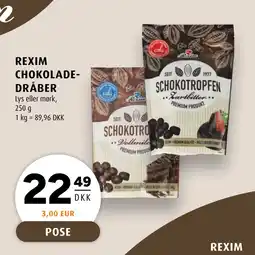 Scandinavian Park REXIM CHOKOLADEDRÅBER tilbud