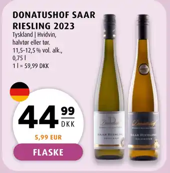 Scandinavian Park DONATUSHOF SAAR RIESLING 2023 tilbud