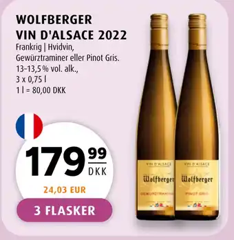 Scandinavian Park WOLFBERGER VIN D'ALSACE 2022 tilbud