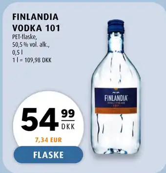 Scandinavian Park FINLANDIA VODKA 101 tilbud