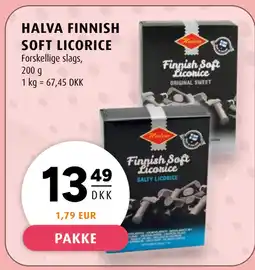 Scandinavian Park HALVA FINNISH SOFT LICORICE tilbud