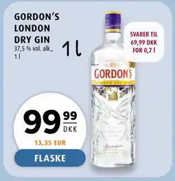 Scandinavian Park GORDON’S LONDON DRY GIN tilbud