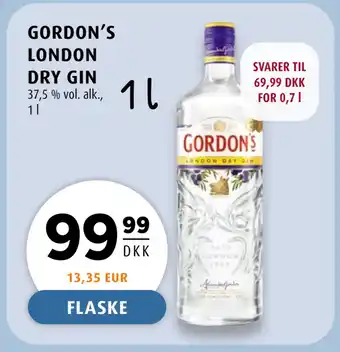 Scandinavian Park GORDON’S LONDON DRY GIN tilbud