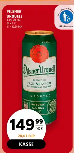 Scandinavian Park PILSNER URQUELL tilbud