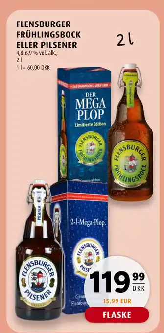 Scandinavian Park FLENSBURGER FRÜHLINGSBOCK ELLER PILSENER tilbud