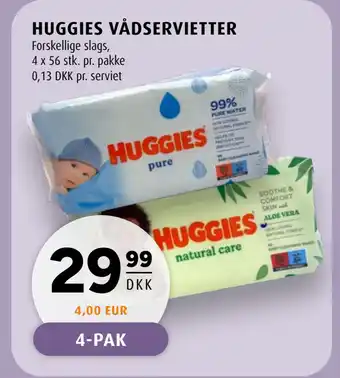 Scandinavian Park HUGGIES VÅDSERVIETTER tilbud