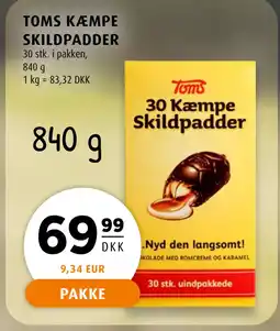 Scandinavian Park TOMS KÆMPE SKILDPADDER tilbud