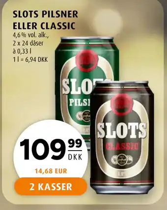 Scandinavian Park SLOTS PILSNER ELLER CLASSIC tilbud