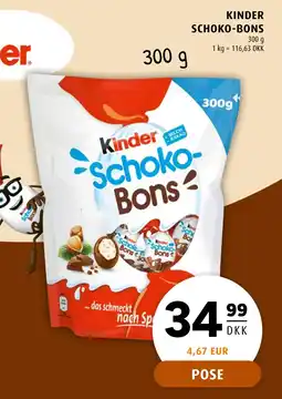 Scandinavian Park KINDER SCHOKO-BONS tilbud