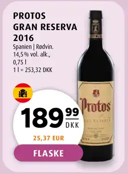 Scandinavian Park PROTOS GRAN RESERVA 2016 tilbud