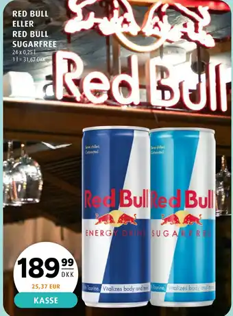 Scandinavian Park RED BULL ELLER RED BULL SUGARFREE tilbud