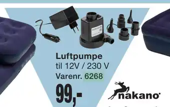 Harald Nyborg Luftpumpe til 12V / 230 V tilbud