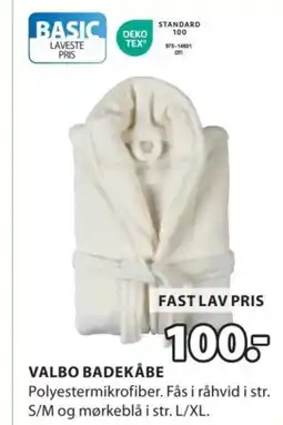 JYSK VALBO BADEKÅBE tilbud