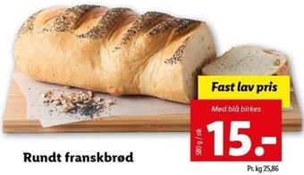 Lidl Rundt Franskbrød 580 g tilbud