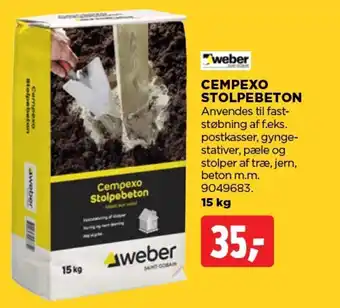 jem & fix CEMPEXO stolpebeton tilbud