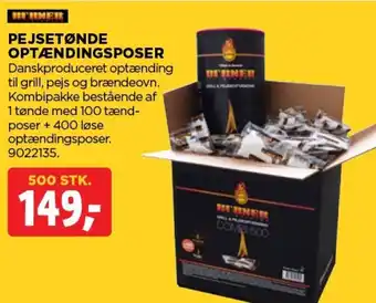 jem & fix Pejsetønde optændingsposer tilbud