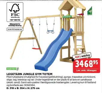 jem & fix LEGETÅRN JUNGLE GYM TOTEM tilbud