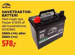 jem & fix AUTOZONE Havetraktor- batteri tilbud