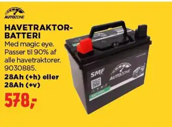 jem & fix AUTOZONE Havetraktor- batteri tilbud