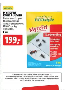 jem & fix ECOSTYLE Myrefri kvik pulver tilbud