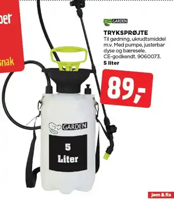 jem & fix TRYKSPRØJTE tilbud