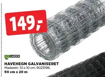 jem & fix GARDEN Havehegn galvaniseret tilbud