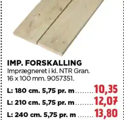 jem & fix Imp. forskalling tilbud