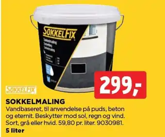 jem & fix SOKKELFIX Sokkelmaling tilbud